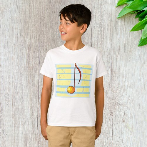 Single Musical Note T_Shirt