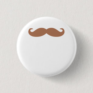 single mustache button