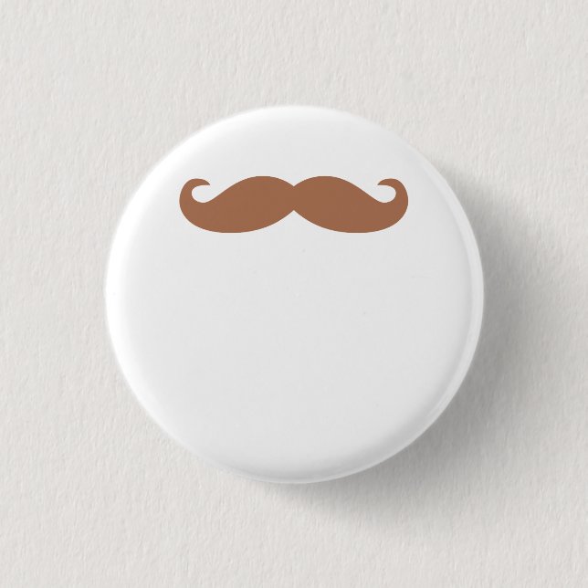 single mustache button (Front)