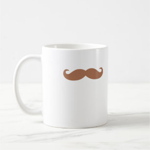 single mustache coffee mug