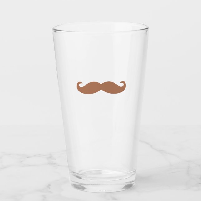 single mustache glass (Front)