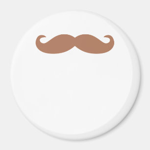 single mustache magnet