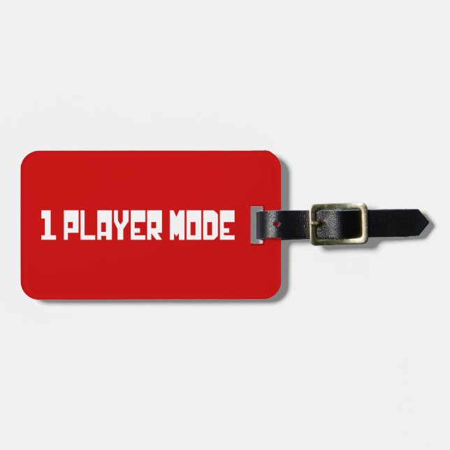 Single / One Player Mode Luggage Tag (Front Horizontal)