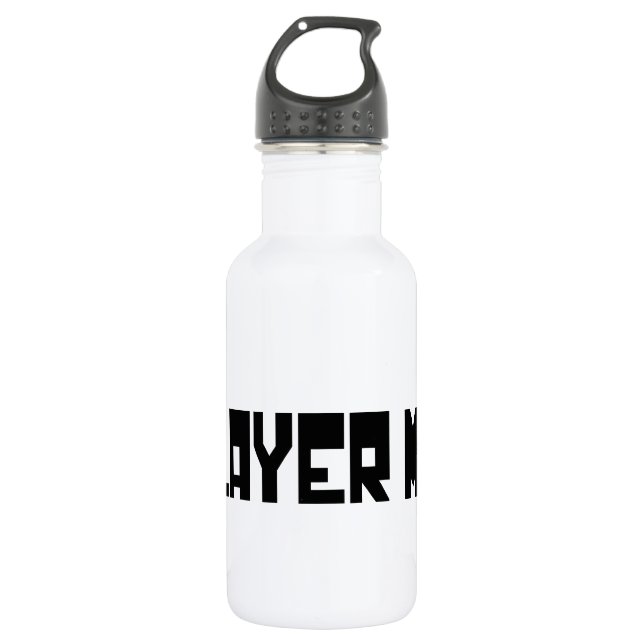 Single / One Player Mode Water Bottle (Front)