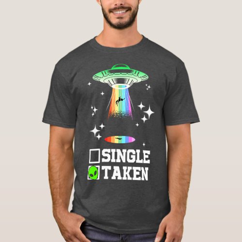 Single Or Taken Funny   Valentines Day T_Shirt