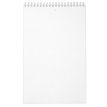 Single Page Calendar, Small, 7"x11" Calendar
