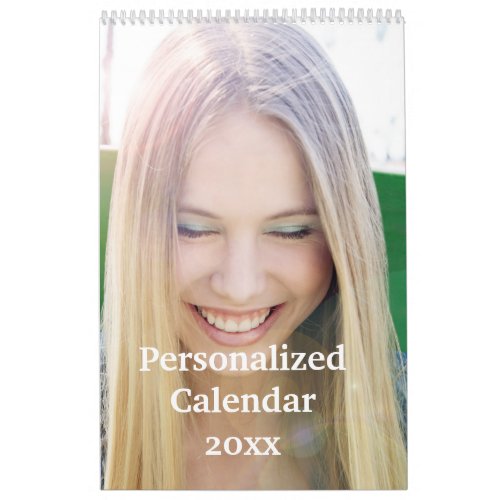 Single Page Personalized Calendar