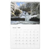 Single Page, Small Calendar - Hocking Hills 2016 (Jan 2025)