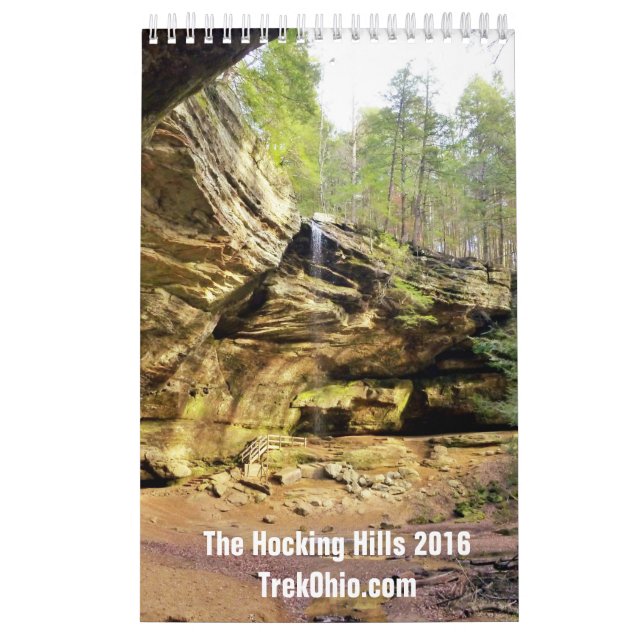 Single Page, Small Calendar - Hocking Hills 2016 (Cover)