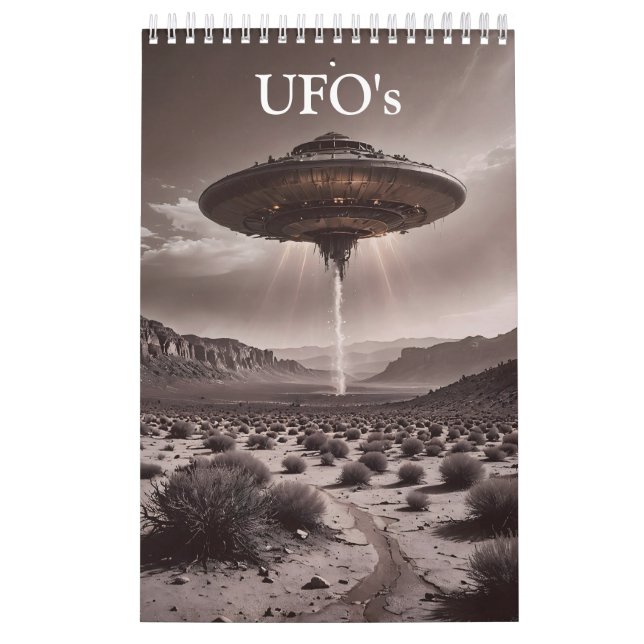 Single Page Small Calendar, White Calendar (Cover)