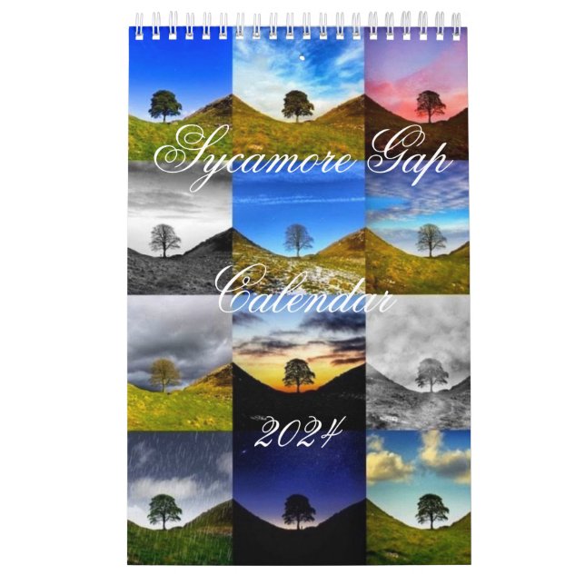 Single Page SmallCalendar, White Calendar (Cover)
