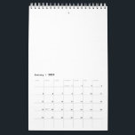 Single Page SmallCalendar, White Calendar<br><div class="desc">Single Page SmallCalendar,  White</div>