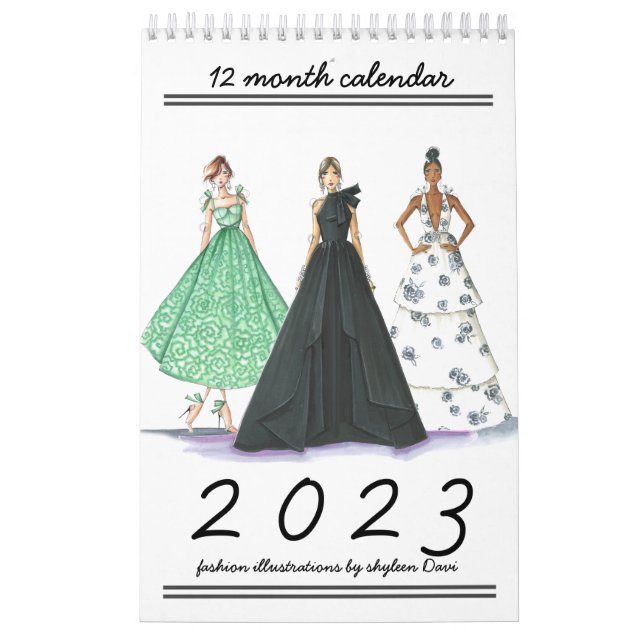 Single Page SmallCalendar, White Calendar (Cover)