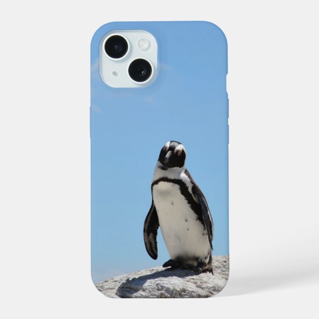 Single Penguin Iphone Case (Back)