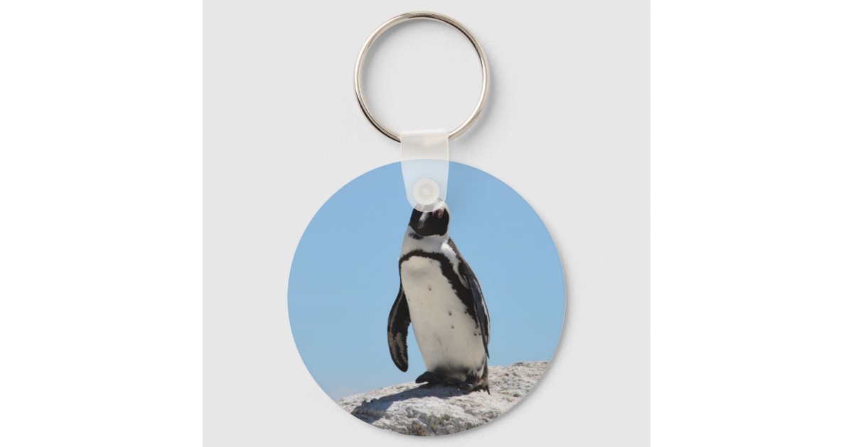 Penguin Keychain Gold Plated Penguin Backpack Clasp Bird 