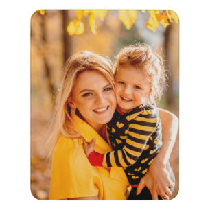 Single Photo Portrait Full Image Door Decor Sign