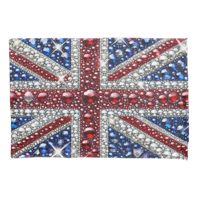 Single Pillowcase with British Colors (Front)