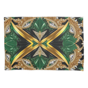 Single Pillowcase with Jamaican Colors