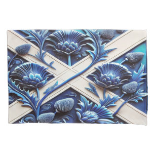 Single Pillowcase with Scottish Thistles