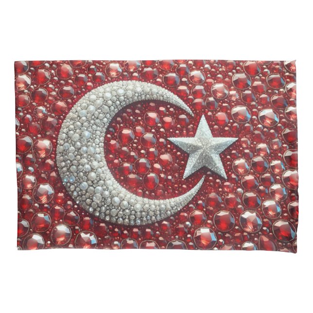 Single Pillowcase with Turkish Colors (Front)