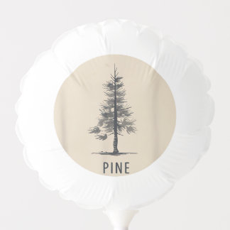Single Pine Tree Outfit Balloon
