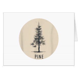 Single Pine Tree Outfit Card
