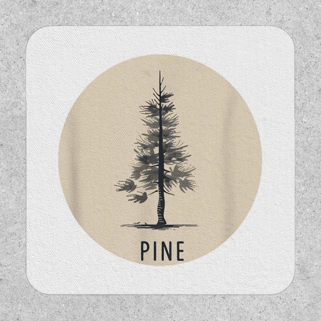 Single Pine Tree Outfit Patch (Front)