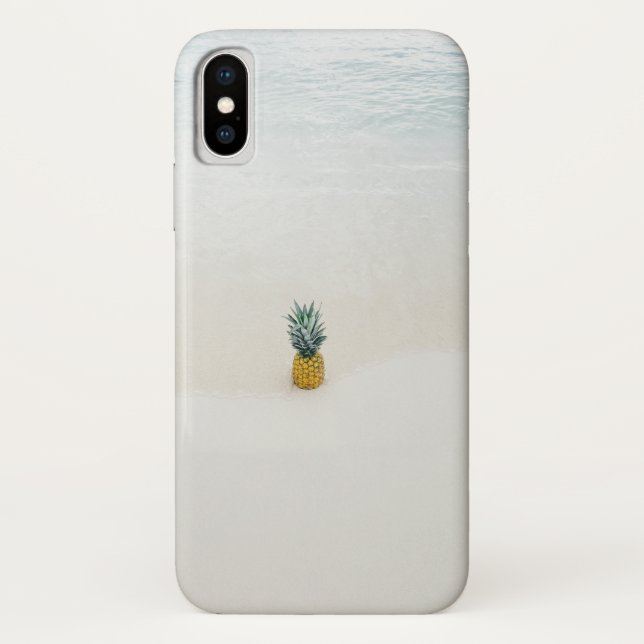 Single pineapple on the beach Case-Mate iPhone case (Back)