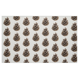 Single pinecone fabric