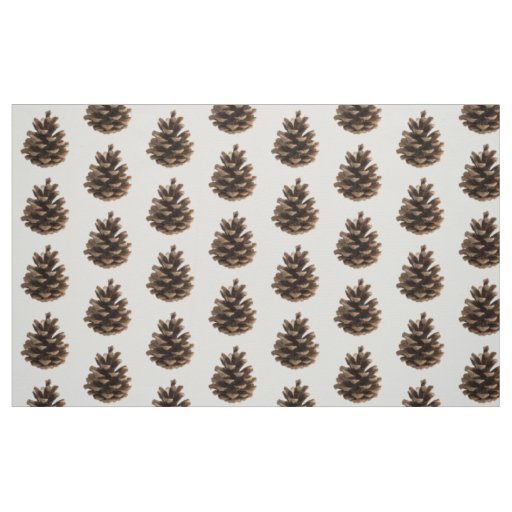 Single pinecone fabric