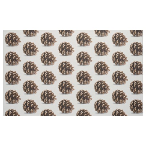 Single pinecone fabric