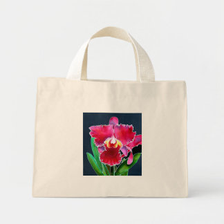 Single Pink Orchid Mini Tote Bag