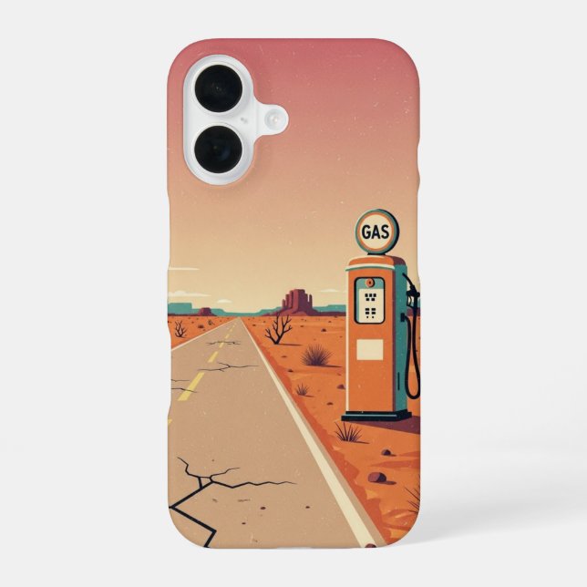 Single Pump Stop iPhone Case (Back)