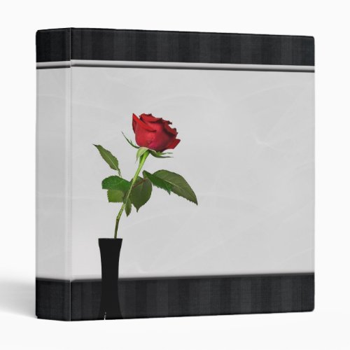 Single Red Binder