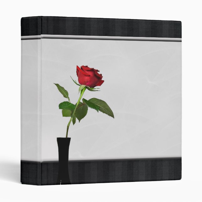 Single Red Binder (Front/Spine)