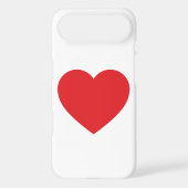 Single Red Heart iPhone 4 Case-Mate Barely There Case (Back)