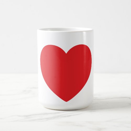 Single Red Heart Mug