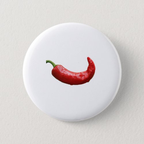 Single Red Hot Chilli Pepper Button