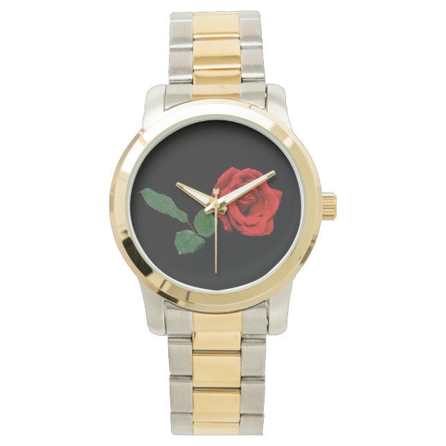 Single Red Rose Watch (Front)