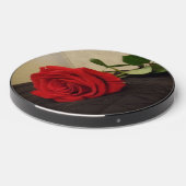 Single Red Rose Wireless Charger (Front 2)