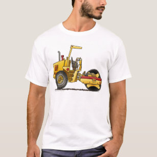 Single Roller Compactor Construction Apparel T-Shirt