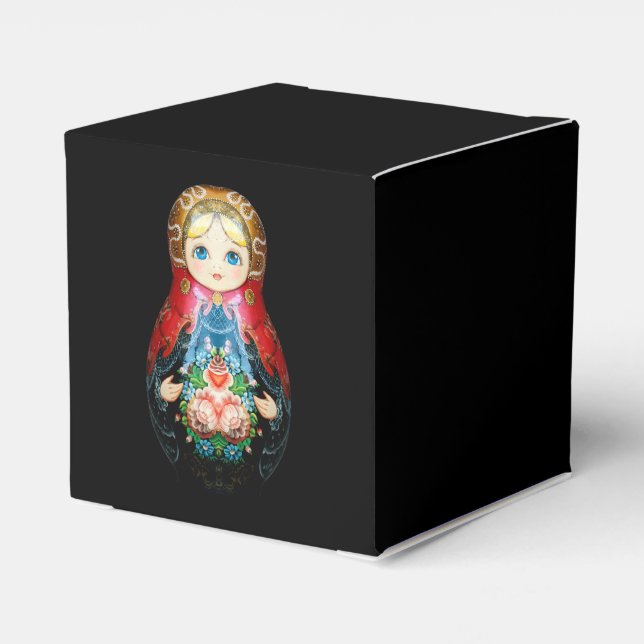 Single Russian doll Favor Boxes (Back Side)