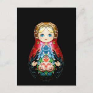 Single Russian doll Postcard