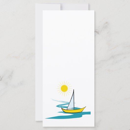 Single sailboat (Back)