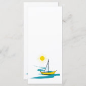 Single sailboat (Front/Back)