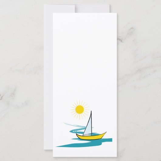 Single sailboat (Front)