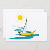 Single sailboat (Front/Back)