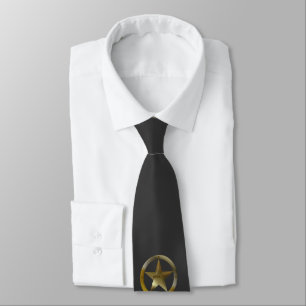 Single Sheriff Badge Tie