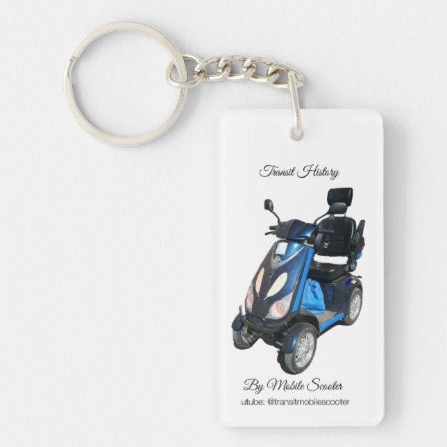 Single sided Rectangle Key Chain (Front)