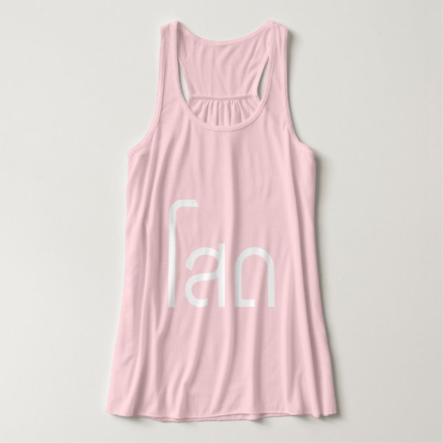 Single ☆ SOHT in Thai Language Script ☆ Tank Top (Design Front)